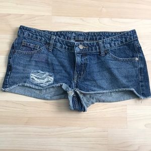 Denim shorts